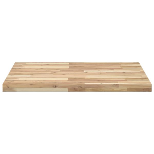 Плот за маса квадратен 80x80x4 см масивна акация