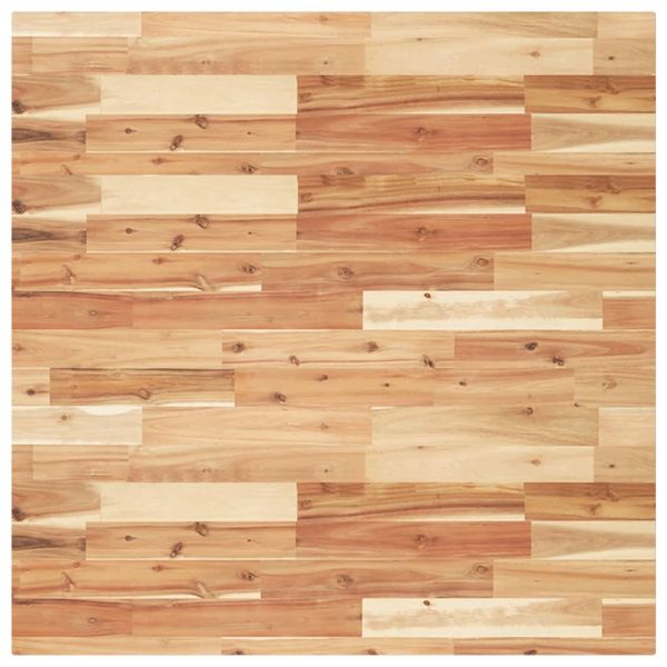 Плот за маса квадратен 90x90x4 см масивна акация