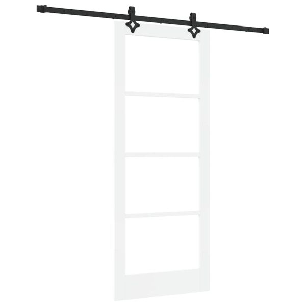Преплъзваща се врата ORKDAL Бял и черен 83 x 202 см