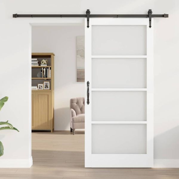 Преплъзваща се врата ORKDAL 93 x 202 см Бяло