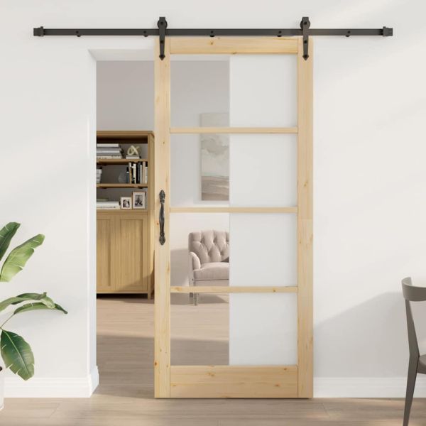 Преплъзваща се врата ORKDAL 93 x 211 см Естествен
