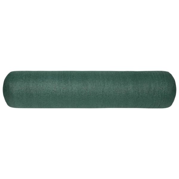 Засенчваща мрежа зелена 2x25 м HDPE 150 г/м²