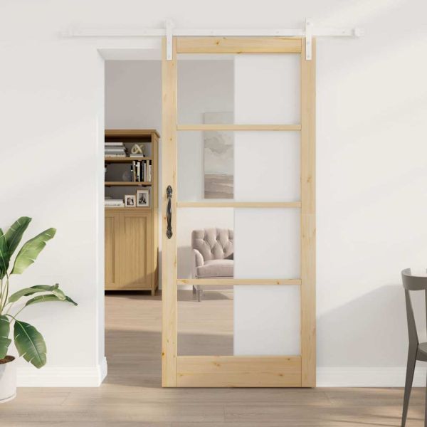 Преплъзваща се врата ORKDAL Естествен 93 x 211 см