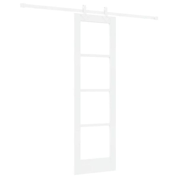 Преплъзваща се врата 61 x 198,5 см Бяло