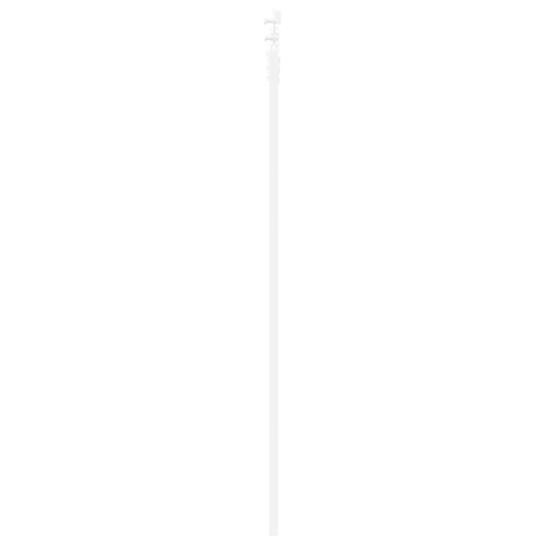 Преплъзваща се врата 61 x 198,5 см Бяло