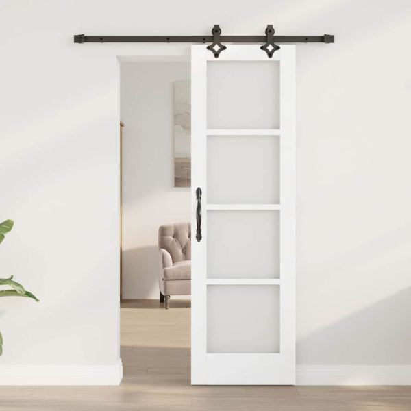 Преплъзваща се врата Бяло 61 x 198,5 см