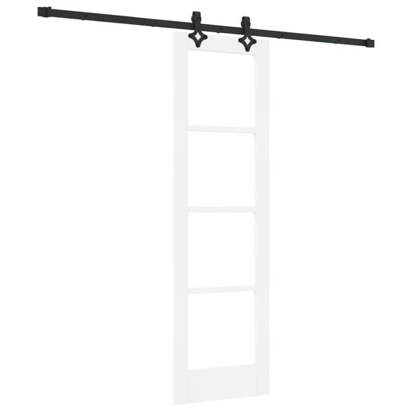 Преплъзваща се врата Бяло 61 x 198,5 см