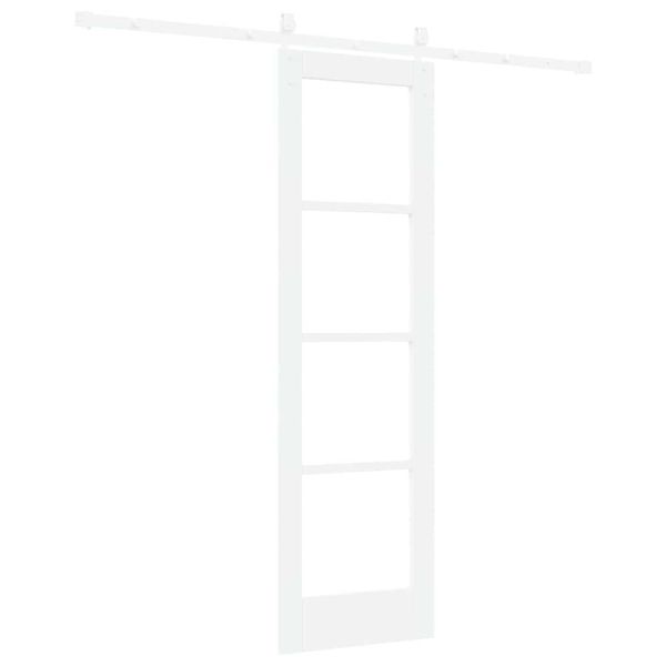 Преплъзваща се врата Бяло 61 x 198,5 см