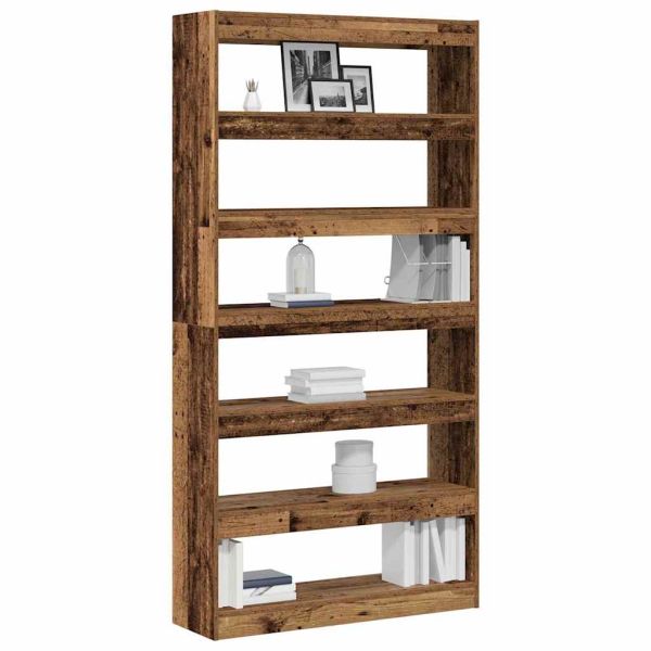 Шкаф за книги Дървесни отпадъци 100 x 30 x 198 см