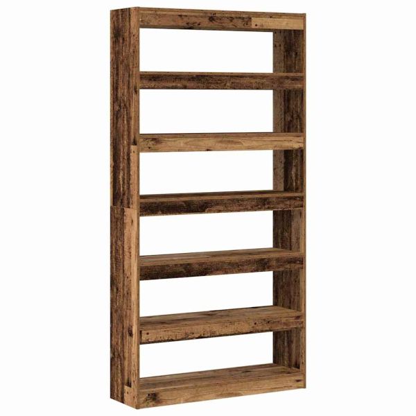 Шкаф за книги Дървесни отпадъци 100 x 30 x 198 см