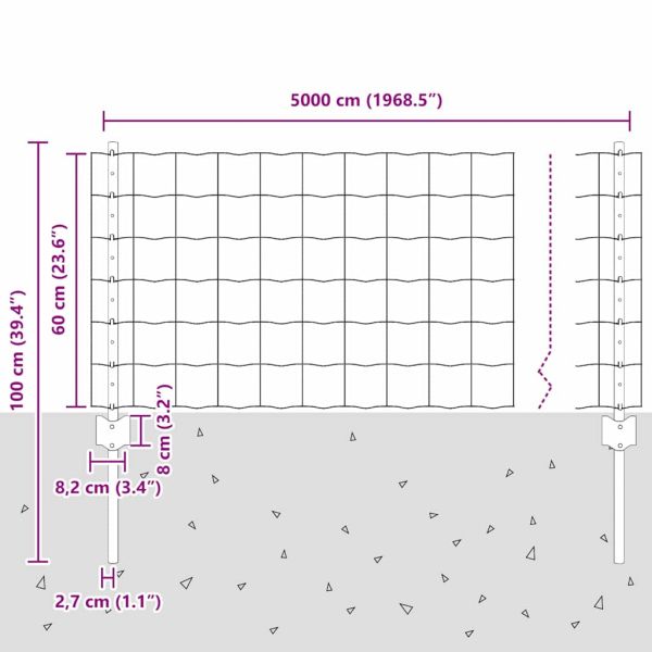 Ограда с пост Сив