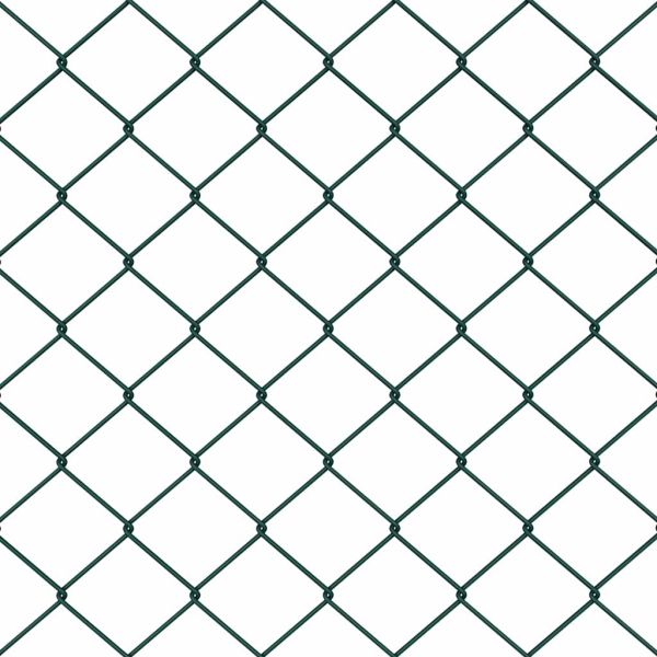 Оградна мрежа за открито с пост 25 x 0,8 m Зелено Мрежа