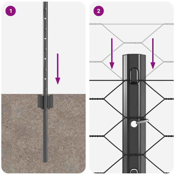 Ограда с пост Сиво