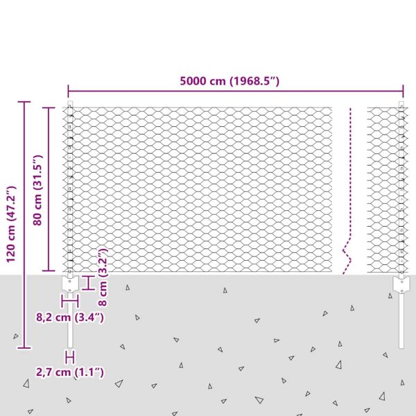 Ограда с пост Сиво