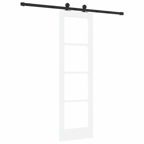 Преплъзваща се врата ORKDAL Бял и черен 61 x 198,5 см