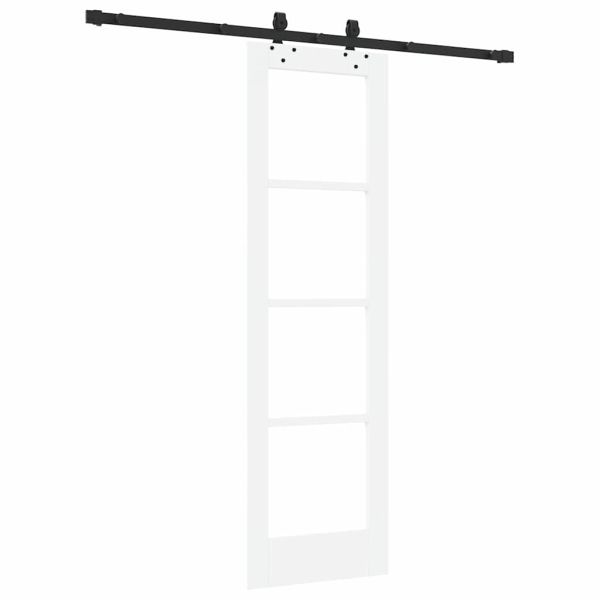 Преплъзваща се врата ORKDAL Бял и черен 61 x 198,5 см