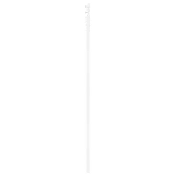 Преплъзваща се врата 61 x 198,5 см Бяло