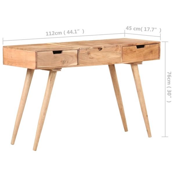 Тоалетка с огледало, 112x45x76 см, акация масив