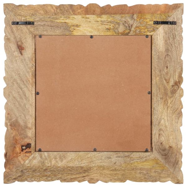 Огледало, 50x50 см, мангово дърво масив