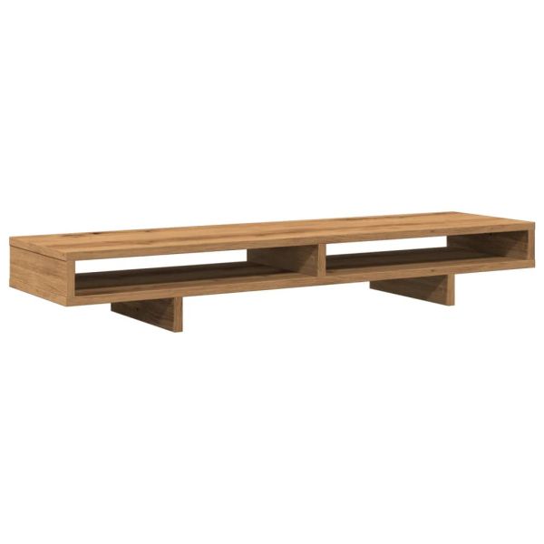 Поставка за монитор, дъб артизан, 100x27x15 см, инженерно дърво