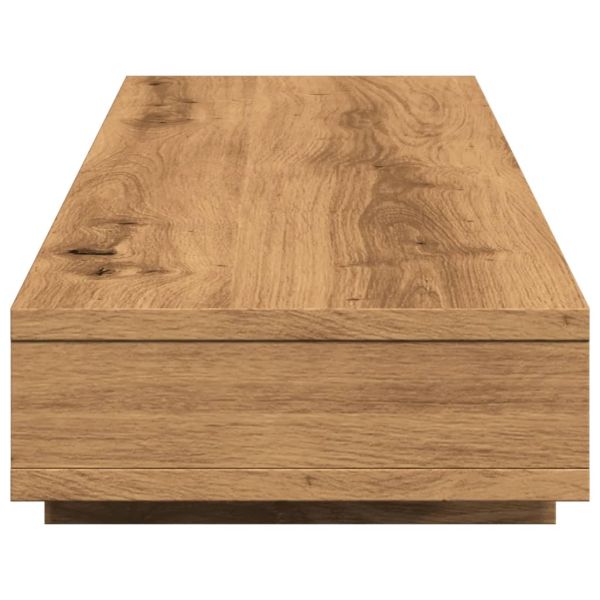 Поставка за монитор, дъб артизан, 100x27x15 см, инженерно дърво
