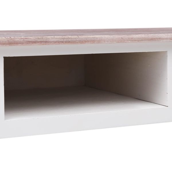Писалище, кафяво, 110x45x76 см, дърво