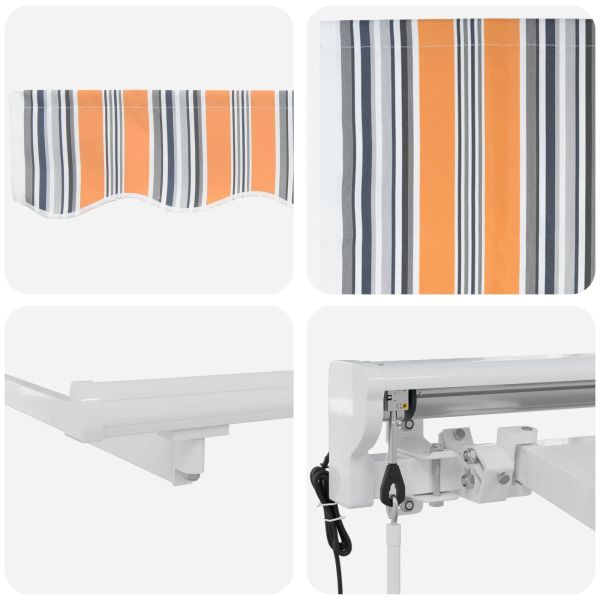 Електрически разтегателен навес 4,5 × 3,5 m