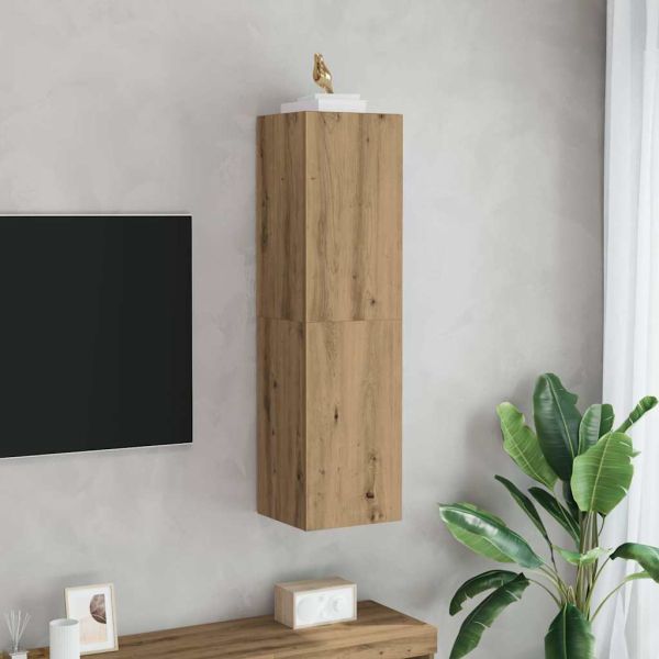 ТВ шкаф Artisan Oak 30,5x30x110 cm Инженерна дървесина