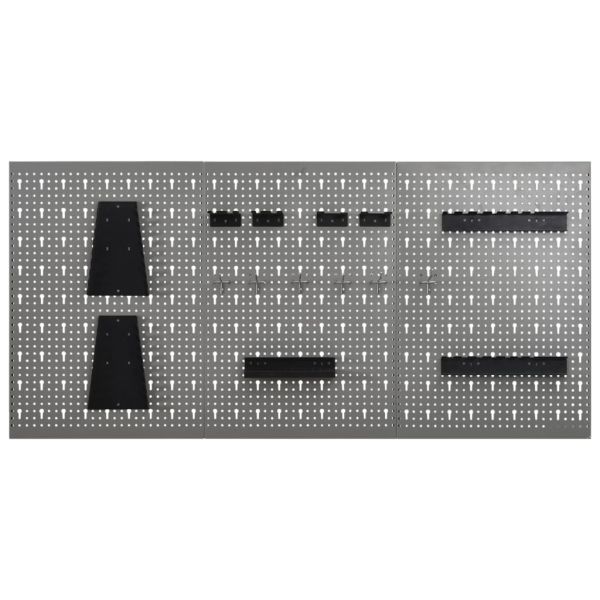 Стенни панели за инструменти, 3 бр, 40x58 см, стомана
