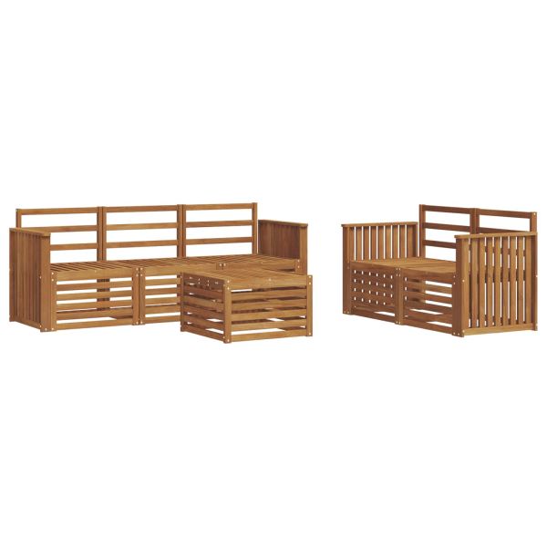 Комплекти дивани Солидно акациево дърво