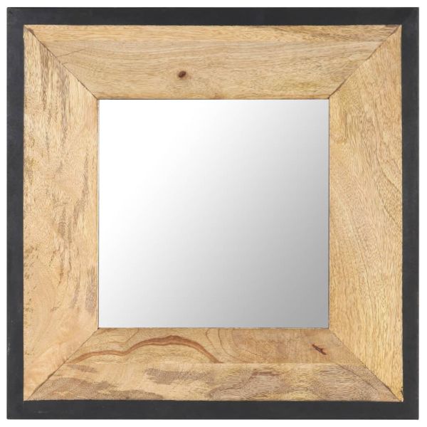 Огледало, 50x50 см, мангово дърво масив