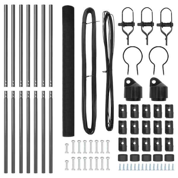 Стълб за ограда. Сив