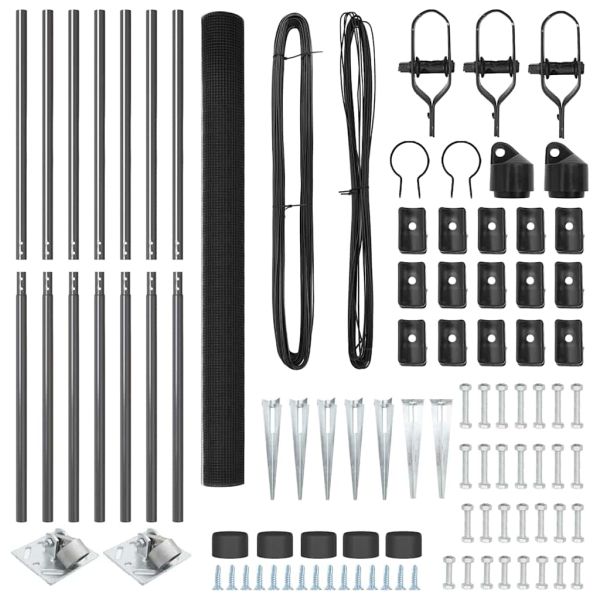 Стълб за ограда. Сиво