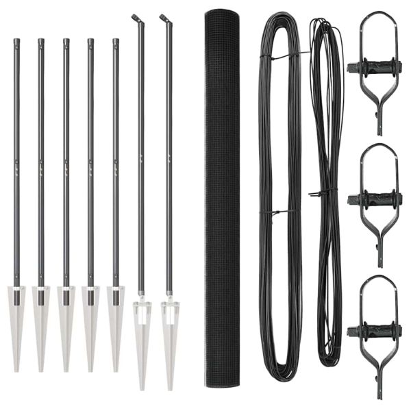 Стълб за ограда. Сиво