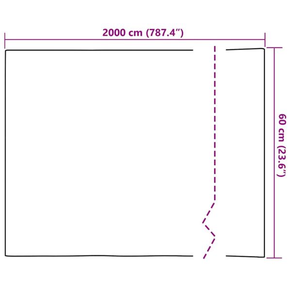 Самозалепващо фолио за прозорци Матирани ивици 60 x 2000 cm ПВЦ