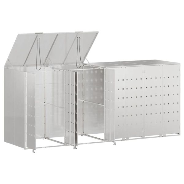 Контейнер за съхранение на 3 коша 340 x 77.5 x 115.5 см