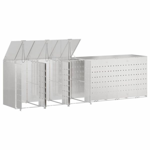 Контейнер за съхранение на 3 коша 340 x 77.5 x 115.5 см