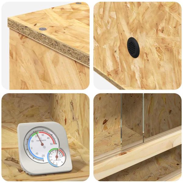 Терариум Кафяво 50 x 50 x 150 см ОСБ