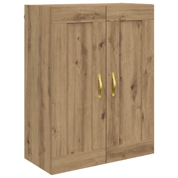 Стенно монтиран шкаф 2 pcs Дъб 69,5 x 34 x 90 см
