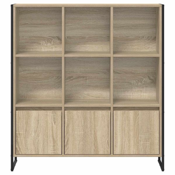 Шкаф за книги 2 pcs Сонома 99,5 x 30 x 108 см Инженерно дърво