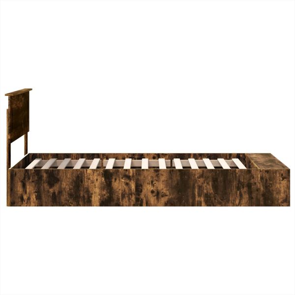 Рамка за легло Димян дъб 100 x 200 cm Инженерна дървесина