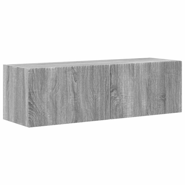 ТВ шкаф 8 pcs Сив Сонома