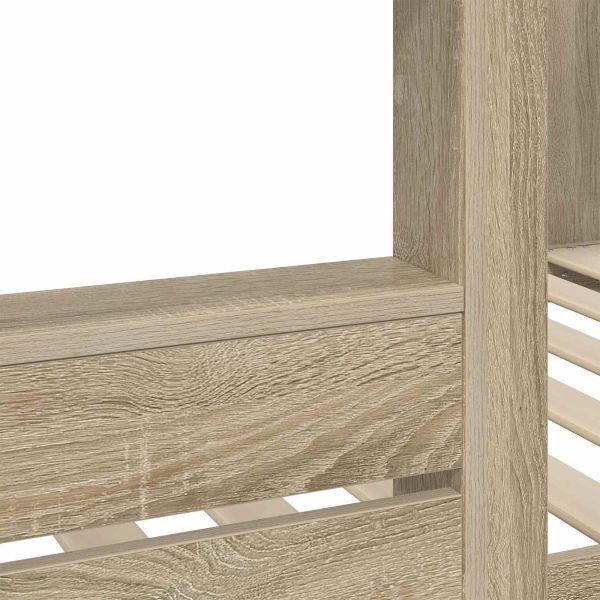 Двуетажно легло за деца Сонома дъб 80 x 200 cm