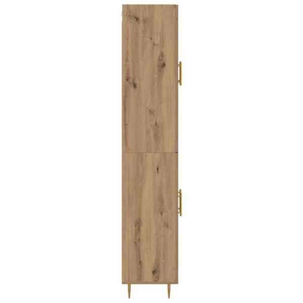 Висок шкаф Дъб 69,5 x 34 x 180 см Инженерно дърво