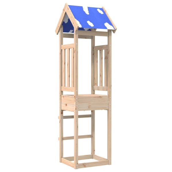 Игрална кула Кафяво 52.5 x 46.5 x 208 см Солидно борово дърво