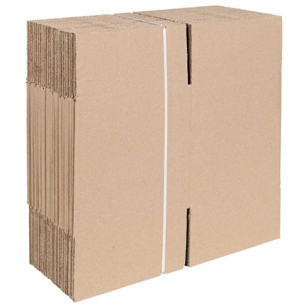 Сгъваема кутия 50 бр. Естествен 20 x 20 x 20 см Картон