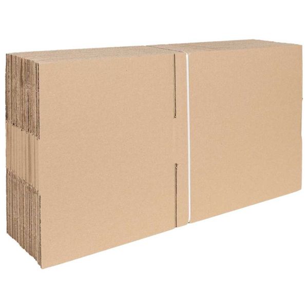 Сгъваема кутия 50 бр. Естествен 40 x 30 x 10 см Картон