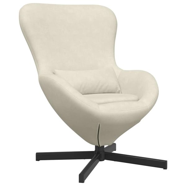 Стол яйце Крем 63 x 73 x 90 см Кадифе