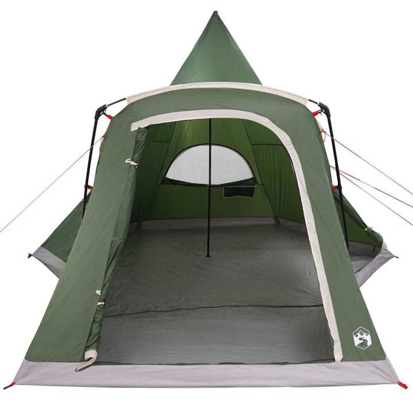 Тент тип Teepee за 5 души 5 души Зелен