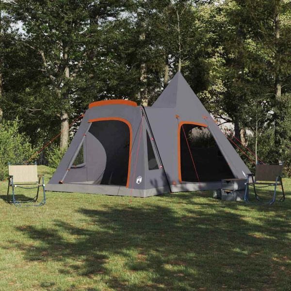 Тент тип Teepee за 5 души 5 души Сив и оранжев